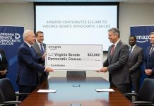 Amazon Contributes $25,000 to Senate Democratic Caucus