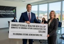 Charlottesville Realtor Ben Cullop Donates to Virginia Future Generations PAC