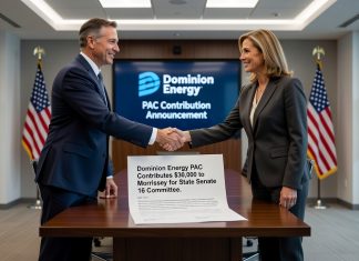 Dominion Energy Contributes $30,000 to Joe Morrissey for State Senate 16 Committee