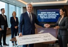 Energy Executive Roger Sant Contributes $5,000 to Virginians for Fair Elections