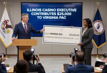 Illinois Casino Executive Contributes $25,000 to Virginia Democrat PAC
