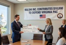 Kalshi Inc Contributes $10,000 to Defend Virginia PAC