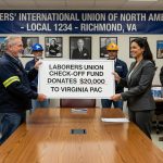 Maryland Laborers Union Check-Off Fund Donates $20,000 to Virginia PAC