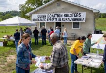 Quinn Donation Bolsters Democratic Efforts in Rural Virginia