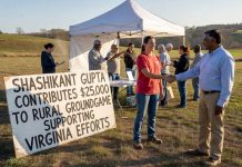 Shashikant Gupta Contributes $25,000 to Rural GroundGame Supporting Virginia Efforts