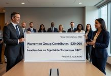 Warrenton Group Contributes $20,000 to Leaders for an Equitable Tomorrow PAC