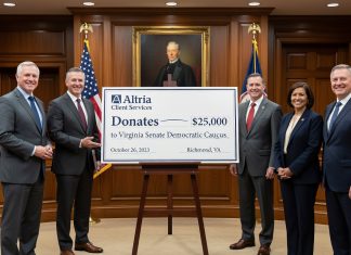 Marlboro Cigarettes Donates $25,000 to Virginia Senate Democratic Caucus
