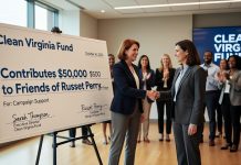 Clean Virginia Fund Contributes $50,000 to Friends of Russet Perry