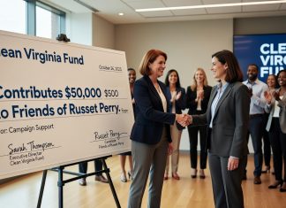 Clean Virginia Fund Contributes $50,000 to Friends of Russet Perry