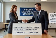 David Reuther Contributes $4,530 to Virginia Democratic Committee