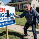 Democrat Vandalism Targets Kiggans Campaign Sign in Broad Daylight