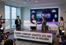 Gaming Company Donates $25,000 to Democrat PAC in Virginia
