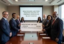 Healthcare Law Firm Donates $10,000 to Virginia Legislative Black Caucus