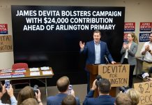 James DeVita Bolsters Campaign with $24,000 Contribution Ahead of Arlington Primary