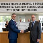 Michael & Son Services Supports Democrat Chesapeake City Council Candidate with $2,500 Contribution