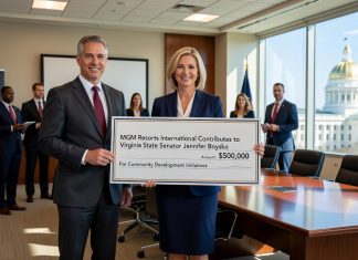 Las Vegas Casino MGM Resorts International Contributes to Virginia State Senator Jennifer Boysko