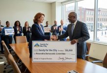 Sandy for the City Donates $3,250 to Alexandria Democratic Committee Ahead of Virginia Election