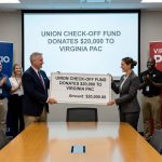 Maryland Union Writes Check to Fund $20,000 to Virginia Democrat PAC