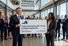 Virginia Auto Dealers PAC Contributes $25,000 to Democrat Defend Virginia PAC
