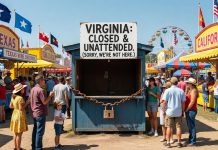Virginia Booth Stands Out at State Fair for Lack of Presence and Locked Doors