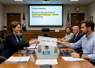 Virginia Democrat School Board member Zuraya Tapia-Hadley Sends Funds to Spanberger Campaign
