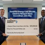 Dominion Energy Cuts $35,000 Check to Newport News Councilman John Eley