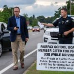 Fairfax School Board Member Cited for Phone Use While Driving