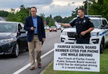 Fairfax School Board Member Cited for Phone Use While Driving