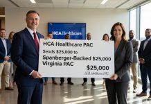HCA Healthcare PAC Sends $25,000 to Spanberger-Backed Virginia PAC