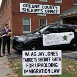 Virginia Attorney General Jay Jones Targets Greene County Sheriff Steven Smith for Upholding Immigration Law